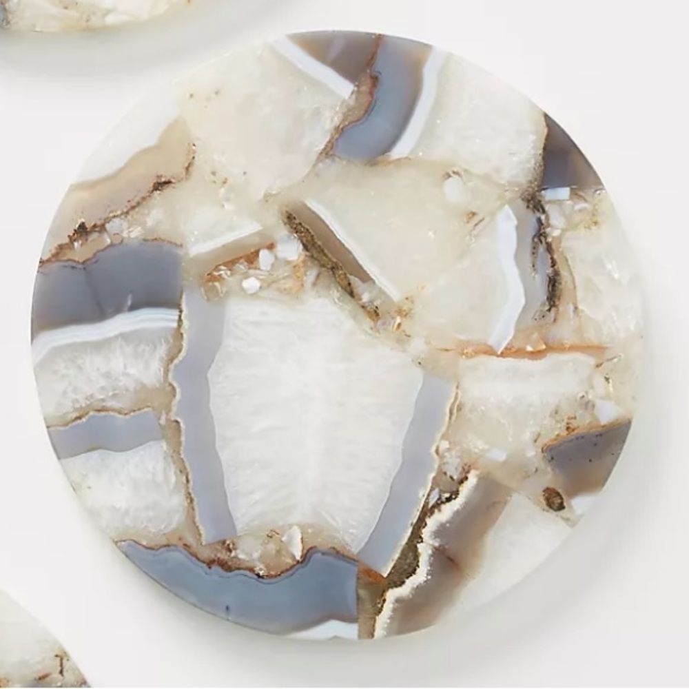 Anthropologie Quincy Composite Agate Cheese Board, NEW!